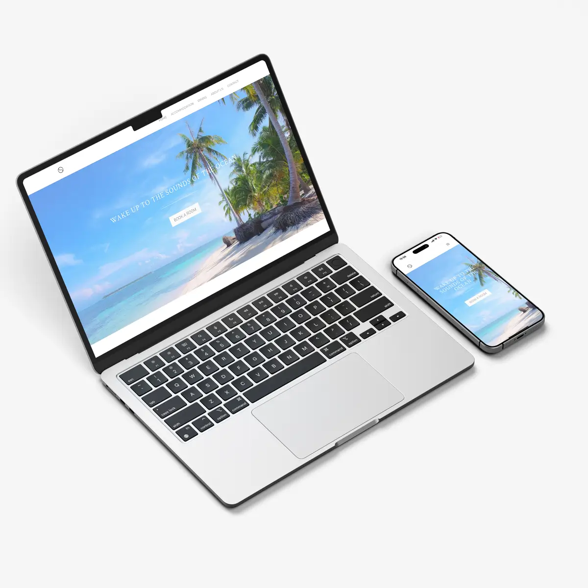 Webseite Swissfinity Beach Resort Hotel Philippinen