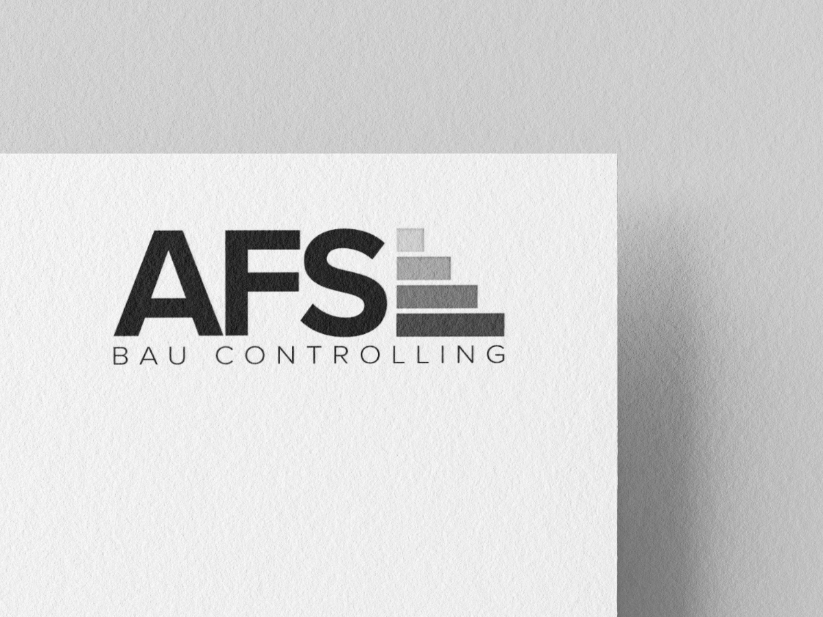logo design baumanagement afs baucontrolling